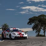Piloto catarinense Jeff Giassi disputa etapa  de Le Mans, da Porsche Cup Brasil