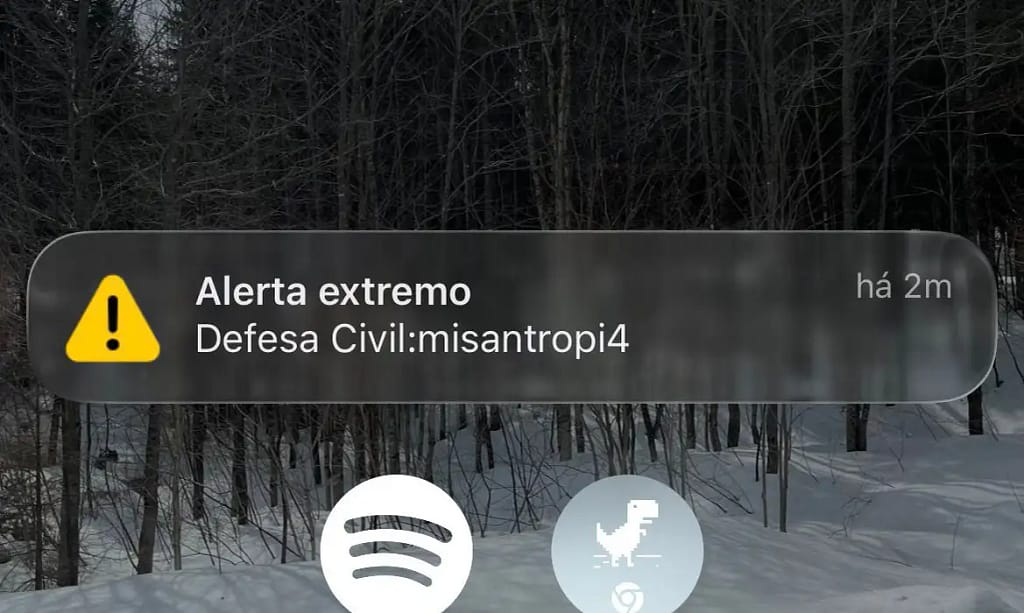 Falso alerta da Defesa Civil atingiu cerca de 30 milhões em 8 estados